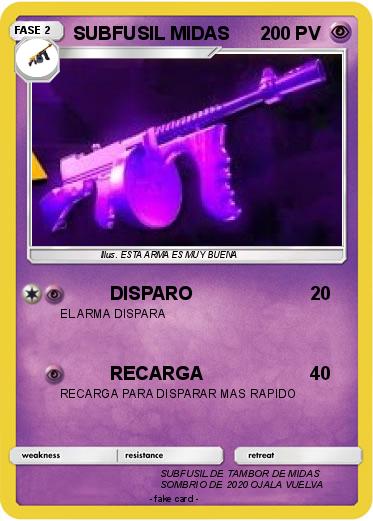 Pokemon SUBFUSIL MIDAS