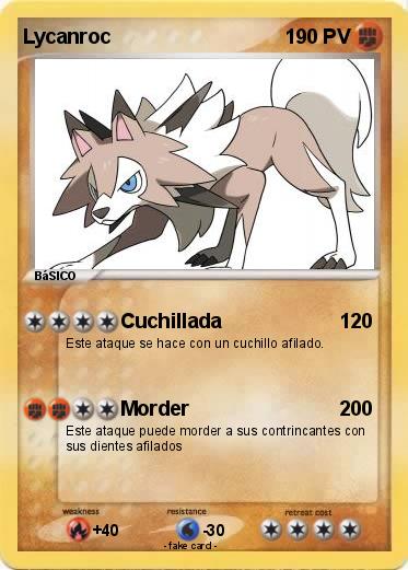 Pokemon Lycanroc