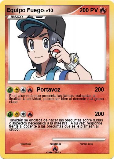 Pokemon Equipo Fuego