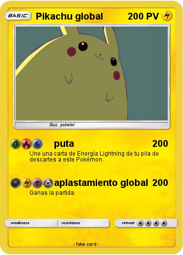 Pokemon Pikachu global