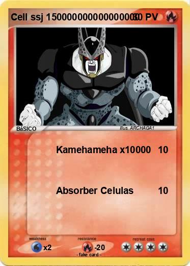 Pokemon Cell ssj 150000000000000000