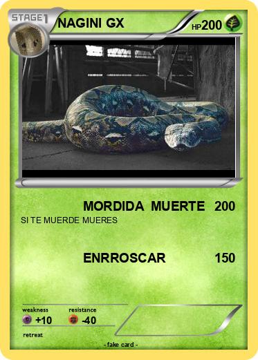 Pokemon NAGINI GX