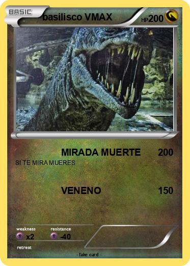 Pokemon basilisco VMAX