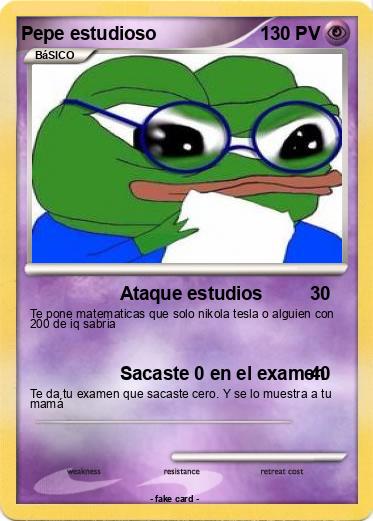 Pokemon Pepe estudioso