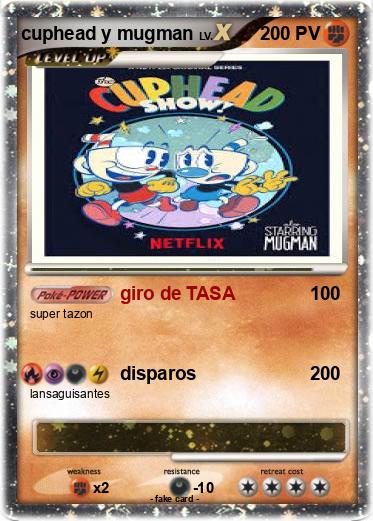 Pokemon cuphead y mugman