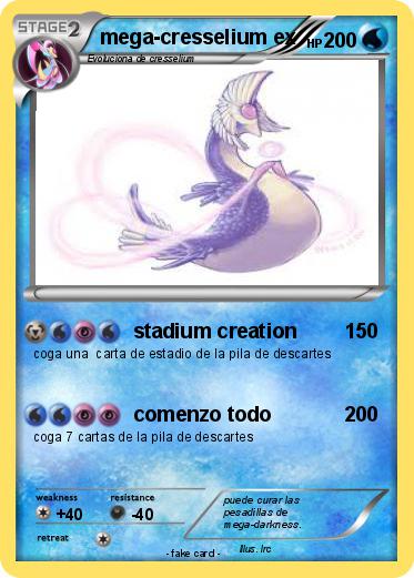 Pokemon mega-cresselium ex