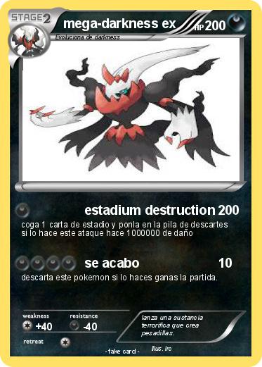 Pokemon mega-darkness ex