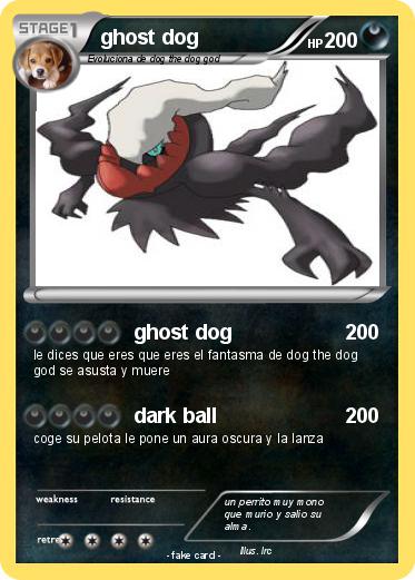 Pokemon ghost dog