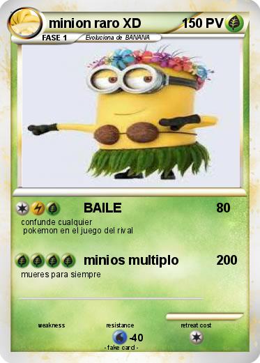Pokemon minion raro XD