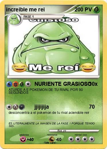 Pokemon increible me rei