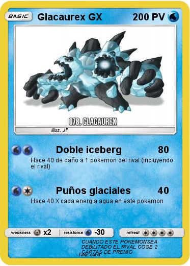 Pokemon Glacaurex GX