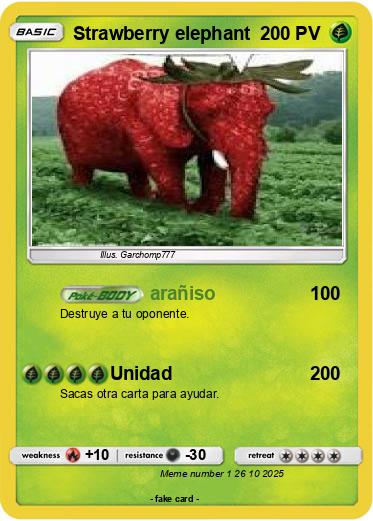 Pokemon Strawberry elephant
