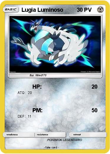 Pokemon Lugia Luminoso