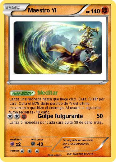 Pokemon Maestro Yi