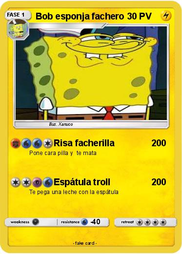 Pokemon Bob esponja fachero