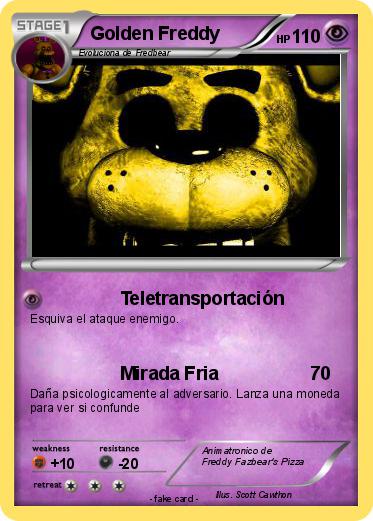 Pokemon Golden Freddy