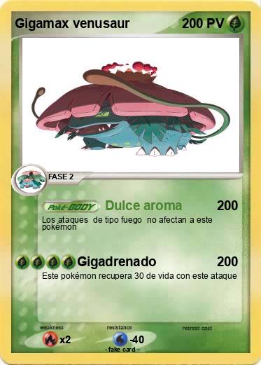 Pokemon Gigamax venusaur