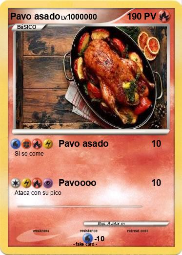 Pokemon Pavo asado