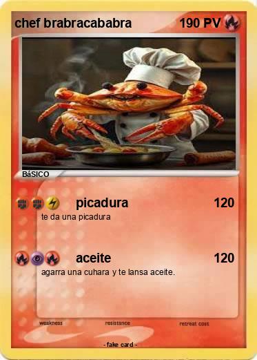 Pokemon chef brabracababra