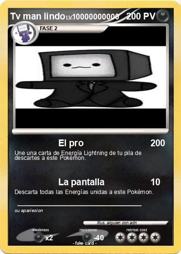 Pokemon Tv man lindo