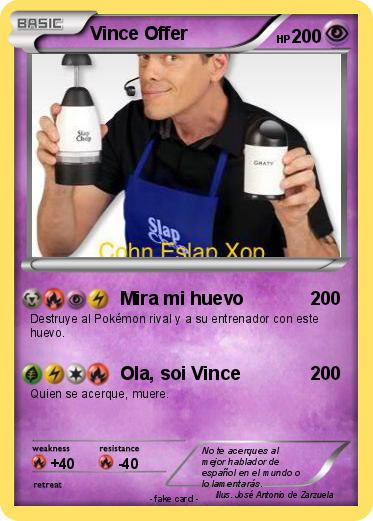 Pokemon Vince Offer