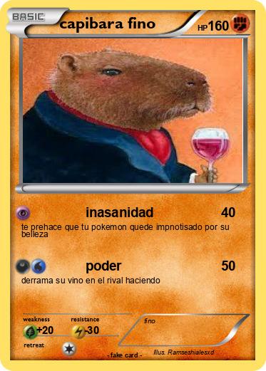 Pokemon capibara fino