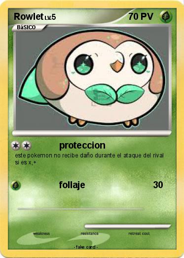 Pokemon Rowlet