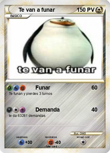 Pokemon Te van a funar