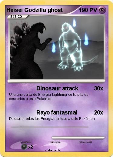 Pokemon Heisei Godzilla ghost