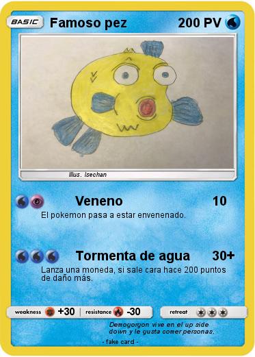 Pokemon Famoso pez