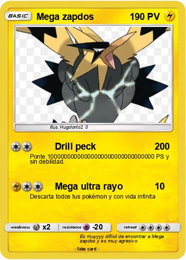 Pokemon Mega zapdos