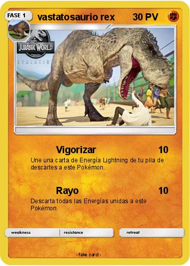 Pokemon vastatosaurio rex