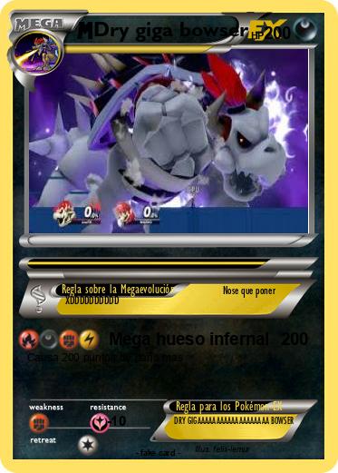 Pokemon Dry giga bowser