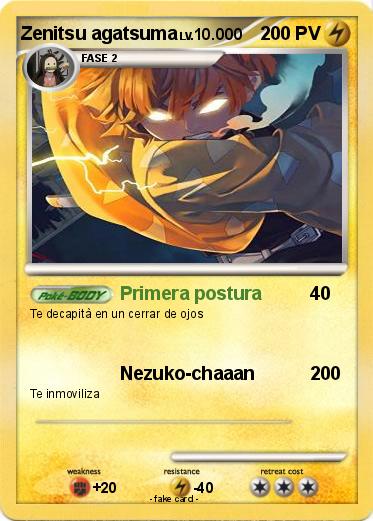 Pokemon Zenitsu agatsuma