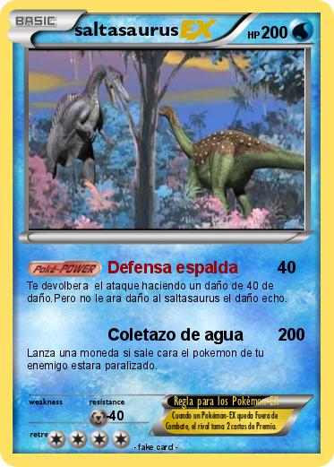 Pokemon saltasaurus