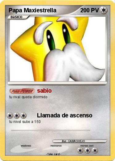 Pokemon Papa Maxiestrella