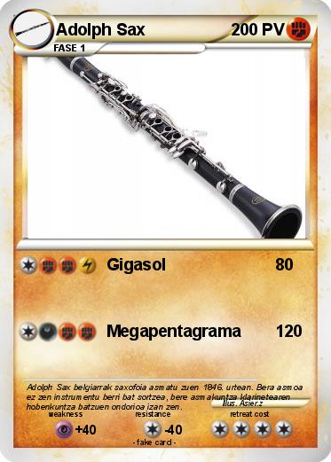 Pokemon Adolph Sax