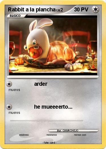 Pokemon Rabbit a la plancha