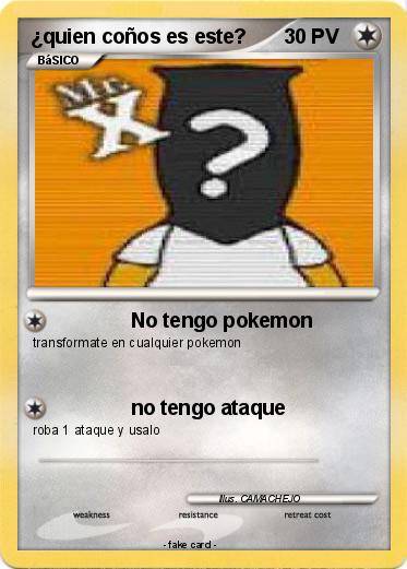 Pokemon ¿quien coños es este?