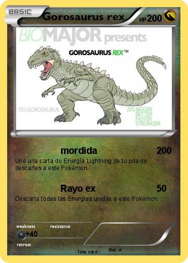 Pokemon Gorosaurus rex