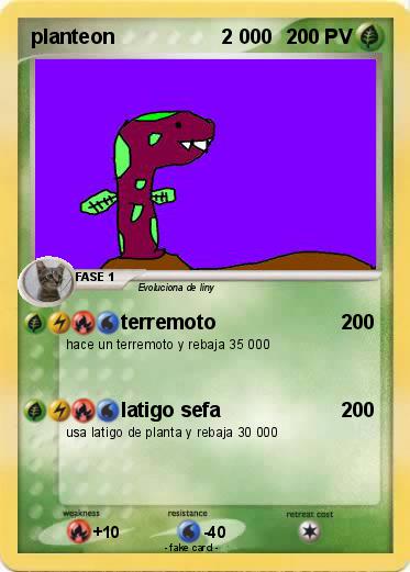 Pokemon planteon                   2 000