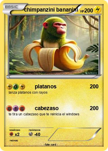 Pokemon chimpanzini bananini