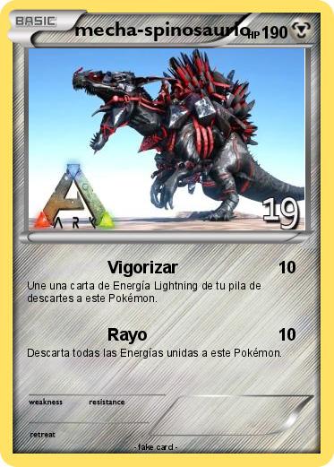 Pokemon mecha-spinosaurio