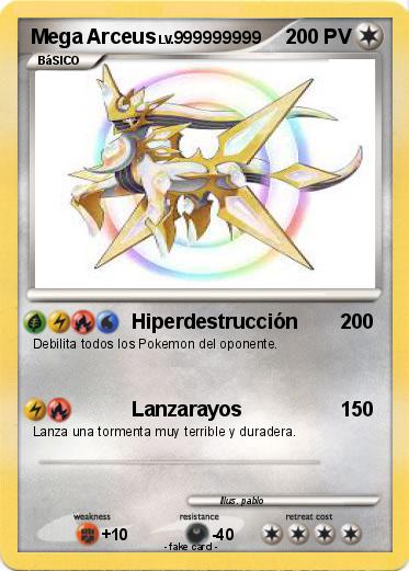 Pokemon Mega Arceus