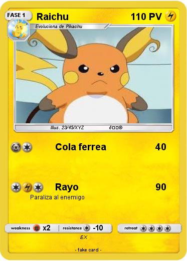 Pokemon Raichu