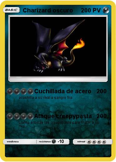 Pokemon Charizard oscuro