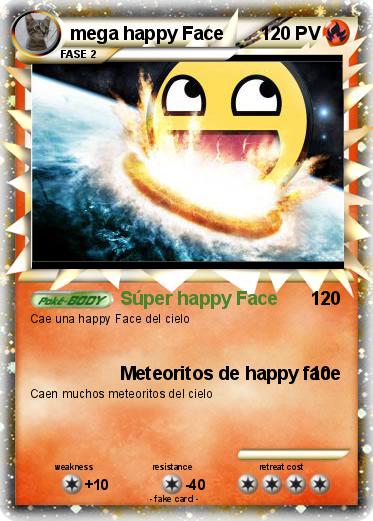 Pokemon mega happy Face