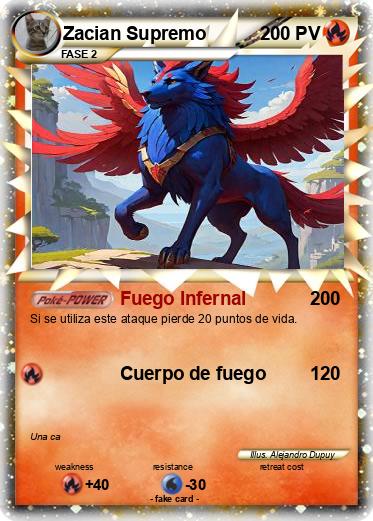 Pokemon Zacian Supremo