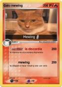 Gato mewing