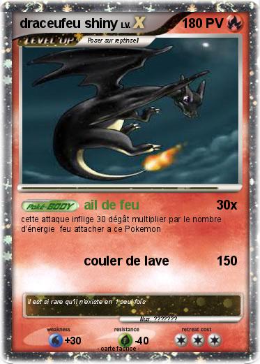 Pokemon draceufeu shiny